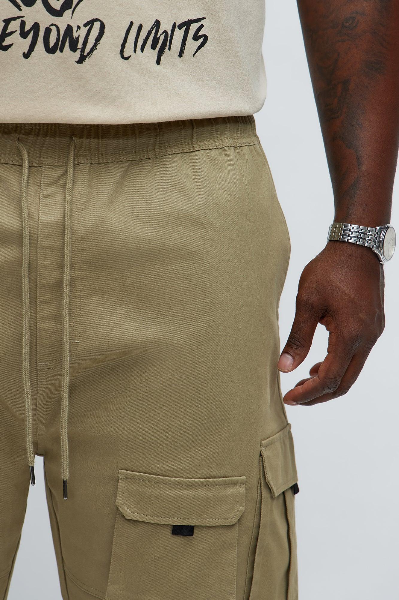 Slim Mission Ready Cargo Pants - Olive Male Product Image