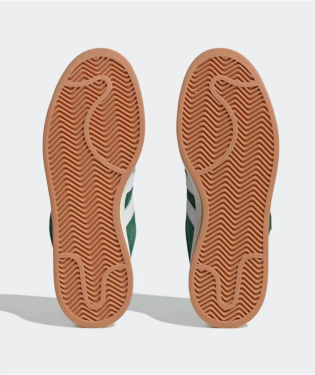 adidas Originals Campus 00s Dark Green & Cloud White Shoes Product Image