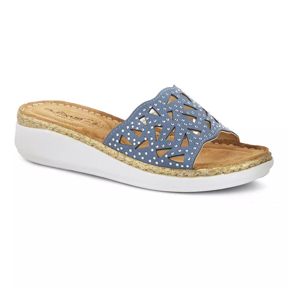 Flexus by Spring Step Windom Women's Rhinestone Slide Sandals,  Product Image
