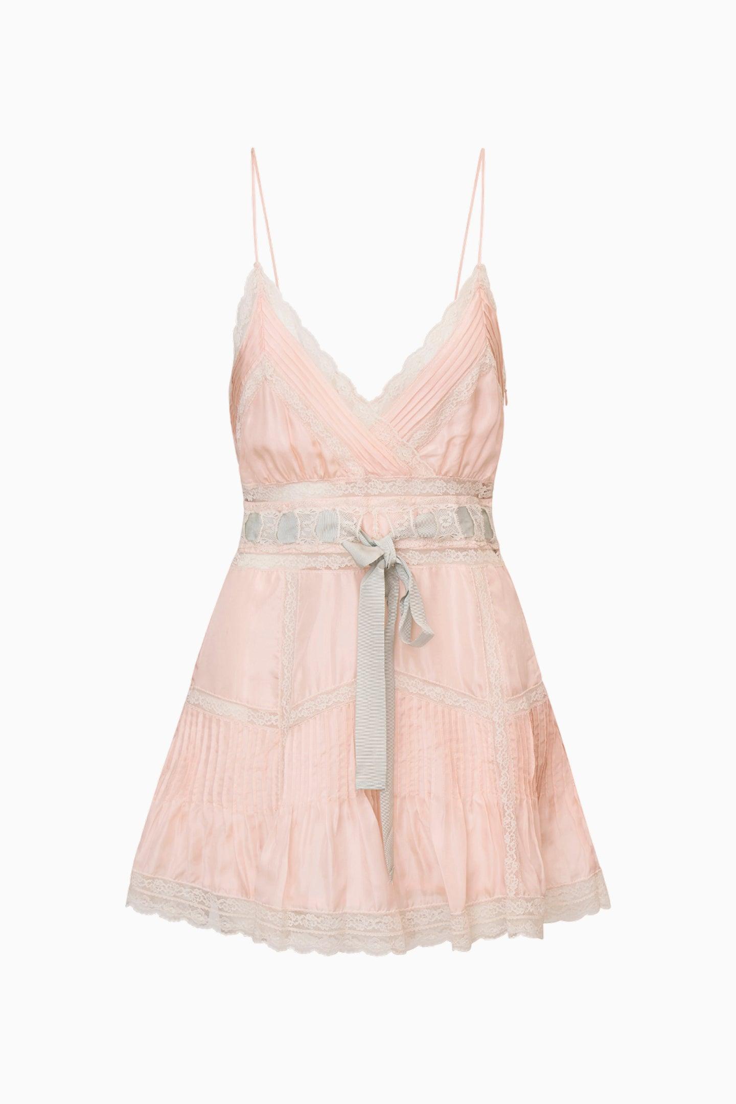 Sibelle Silk Ribbon Mini Dress Product Image
