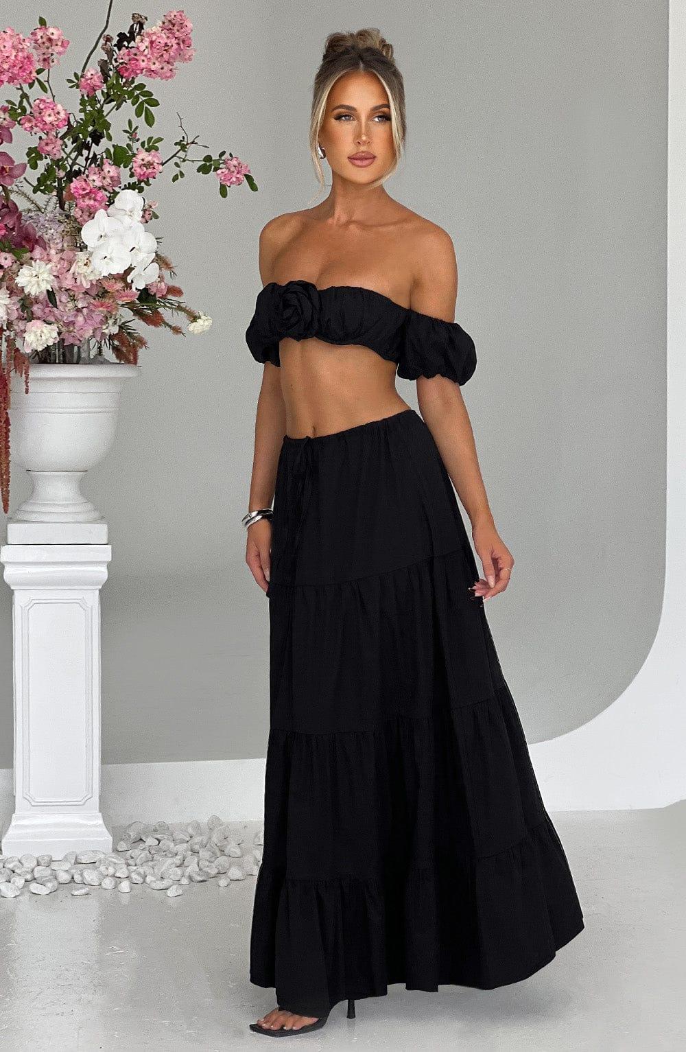 Carmen Top - Black Product Image