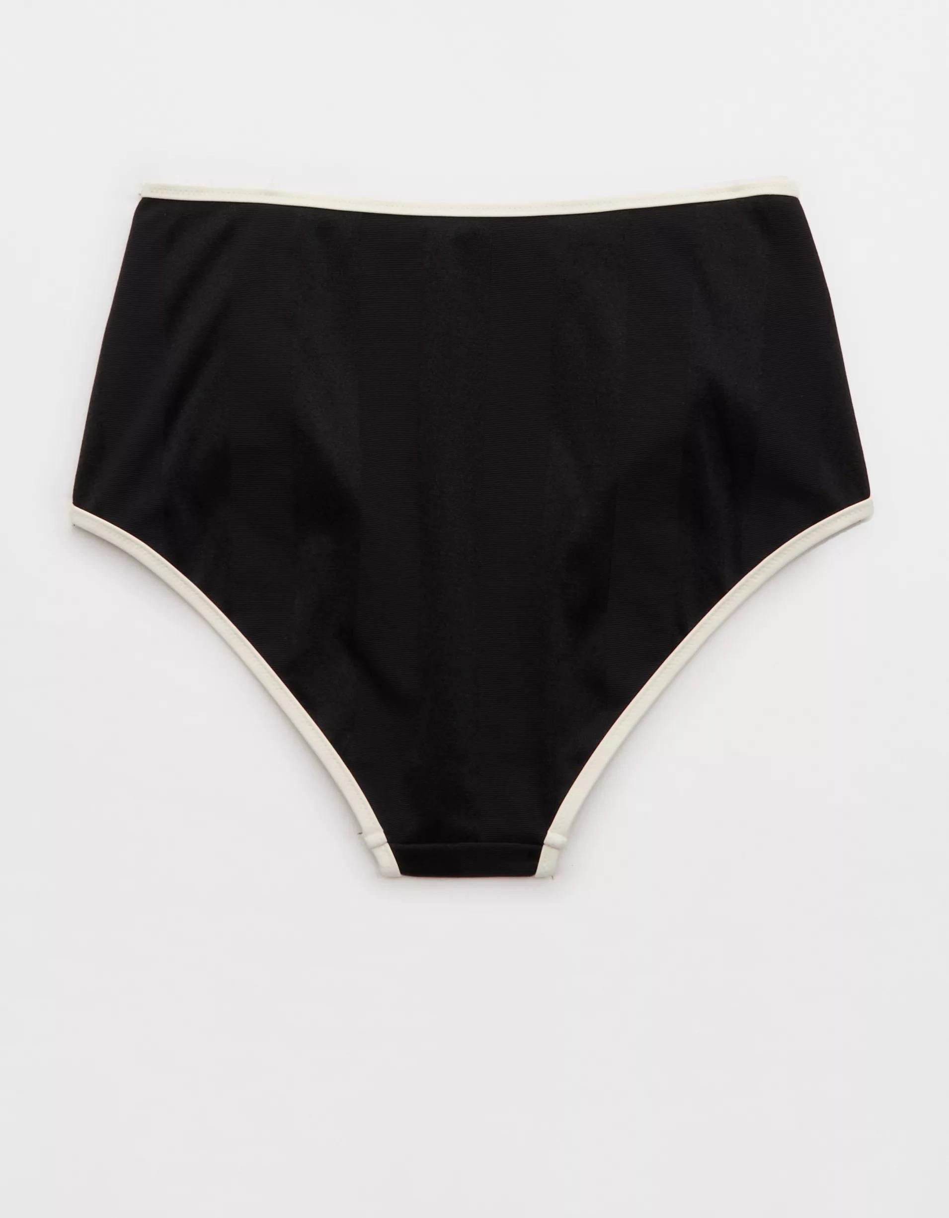 Aerie High Waisted Shine Bikini Bottom Product Image