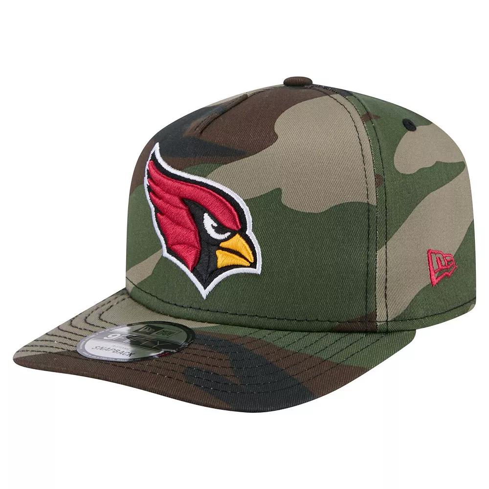 Men's New Era Camo Arizona Cardinals Woodsy 9FIFTY Snapback Hat, Green Product Image