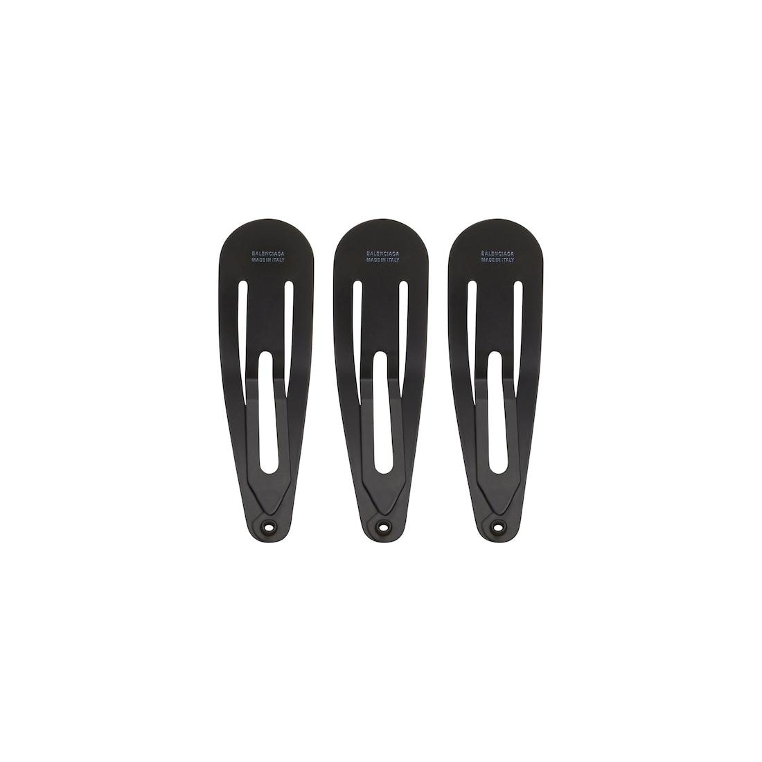 Women's Holli Snap Clip Set in Black Product Image