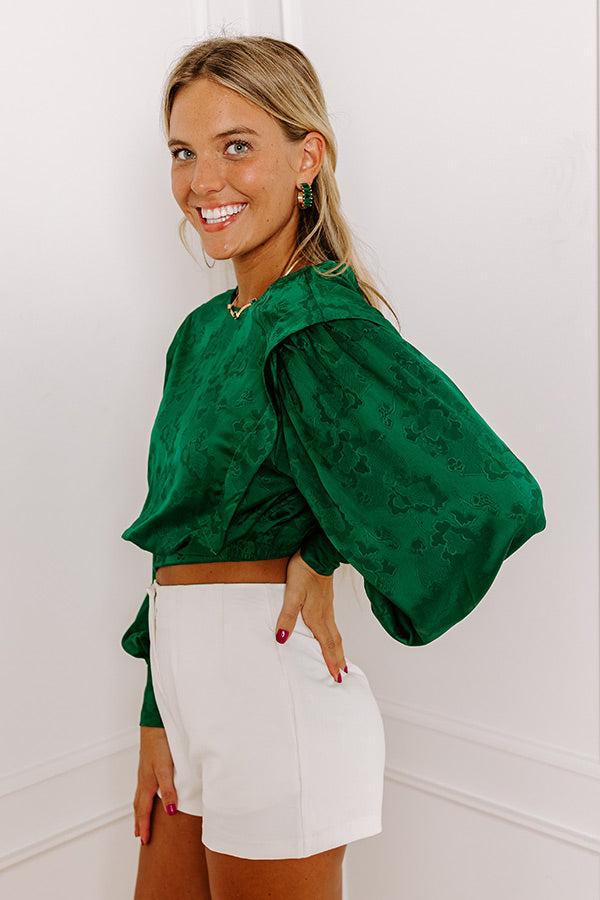 Pair With A Smile Satin Top Product Image