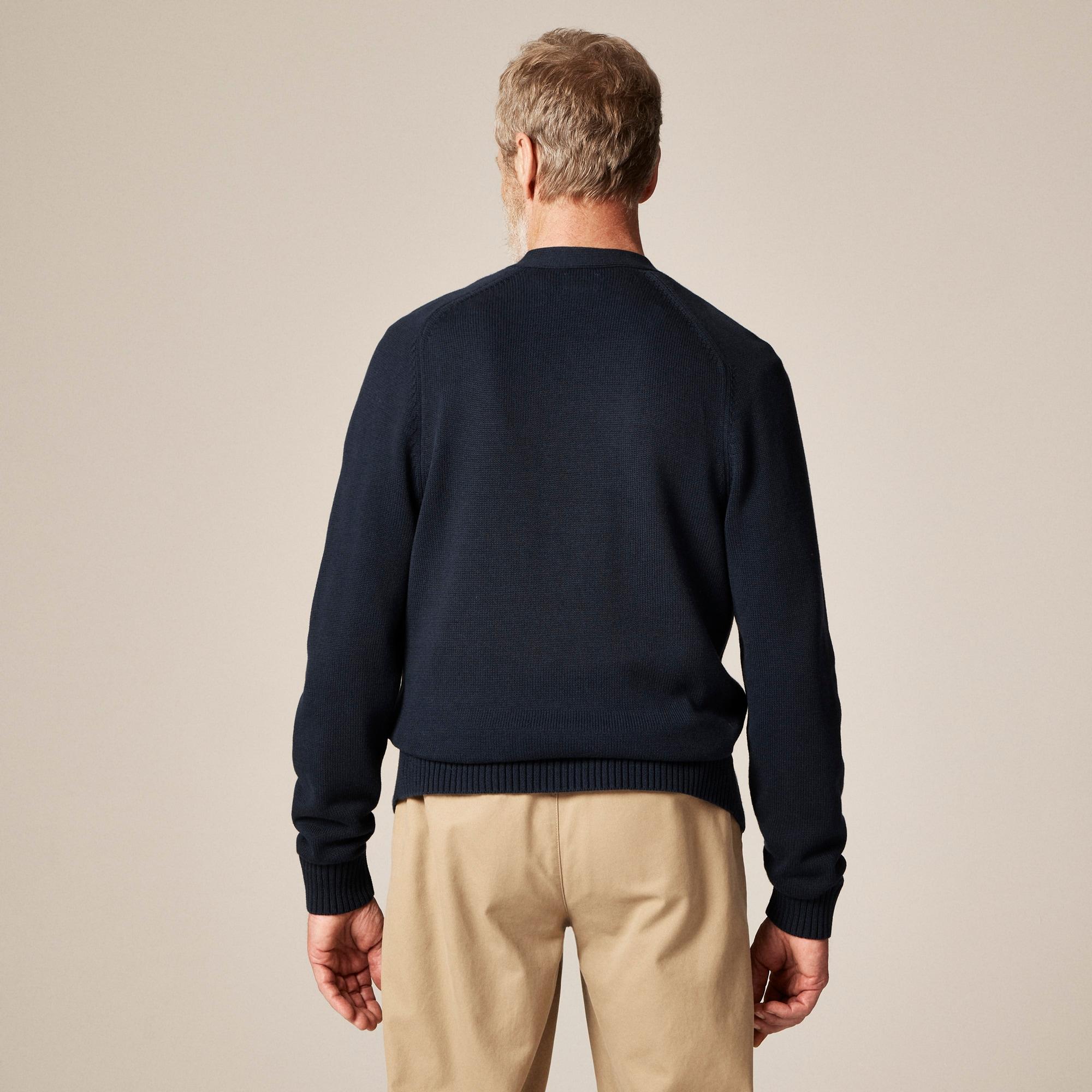 Heritage cotton V-neck cardigan Product Image