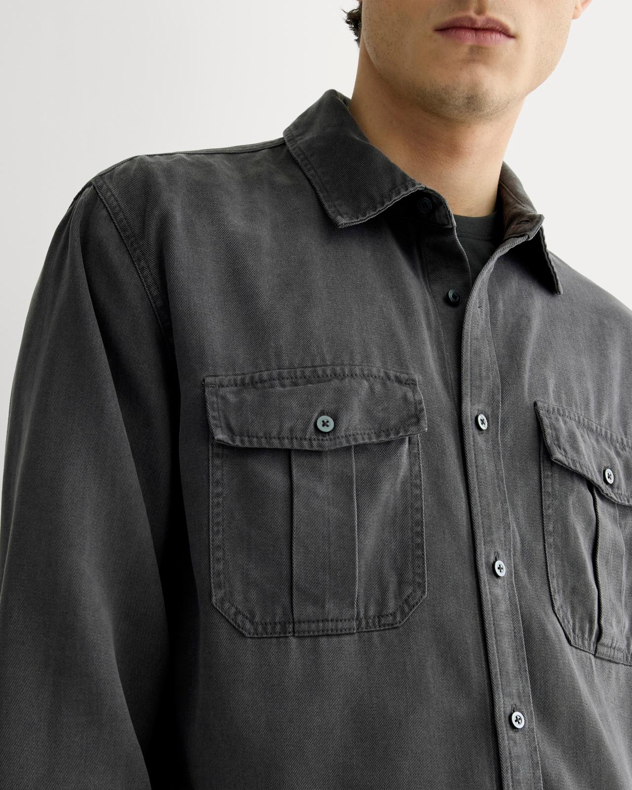 Mens Utility Shirt Jacket in Buttersoft by Everlane Product Image