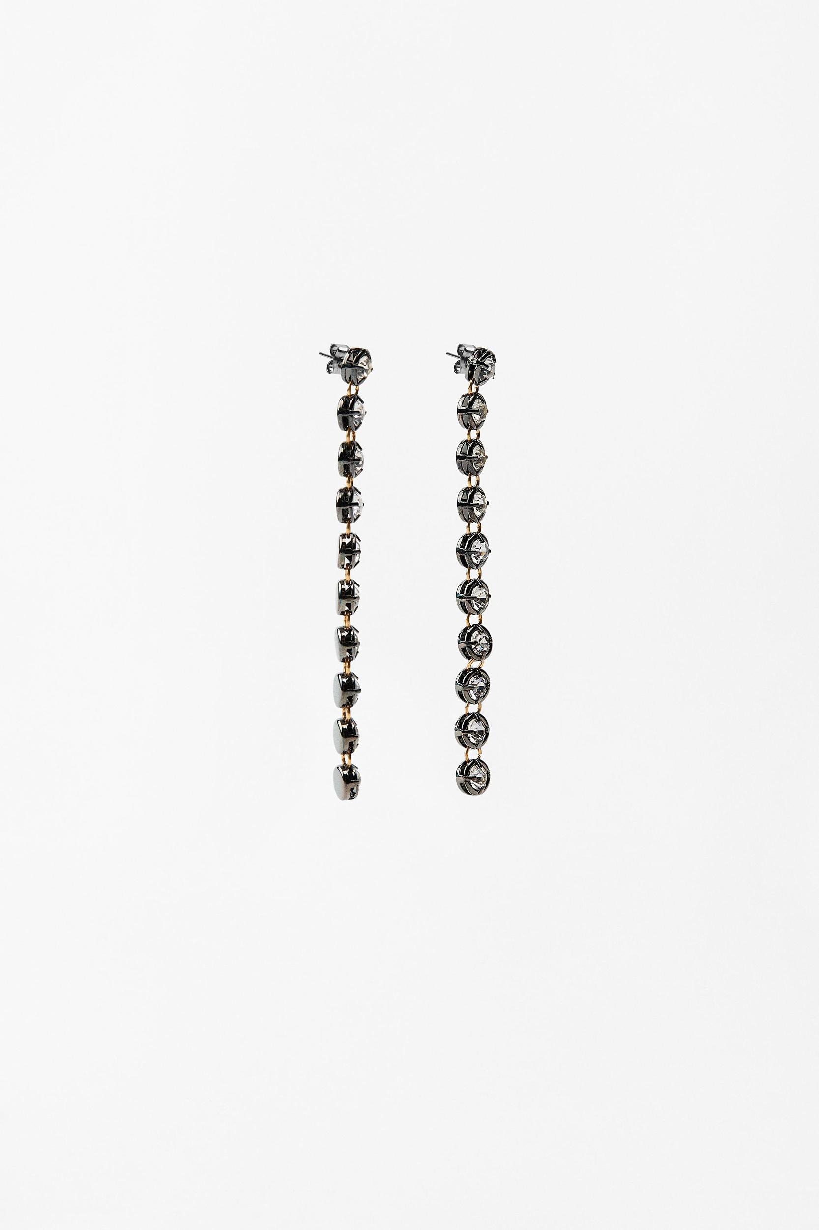 LONG JEWEL EARRINGS Product Image