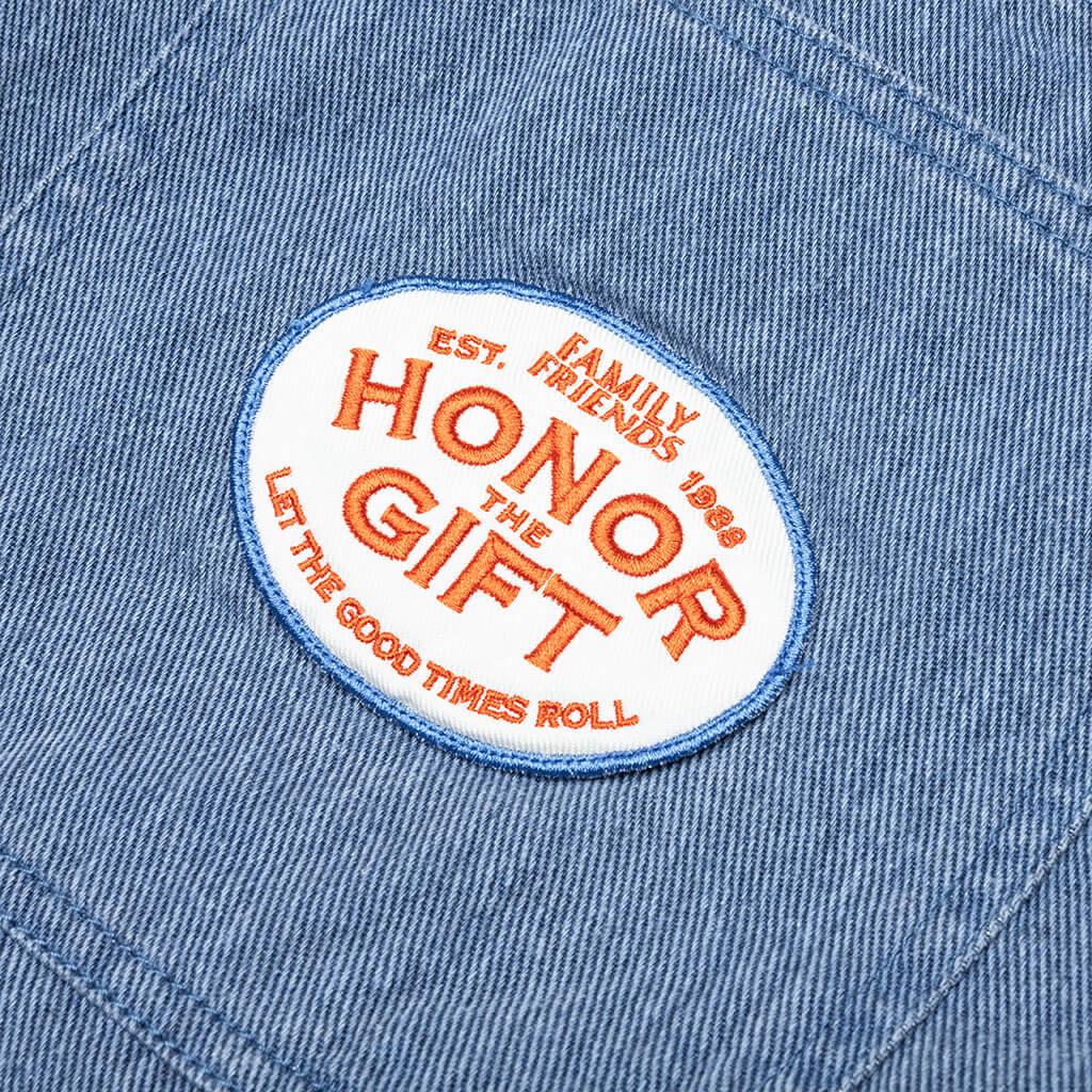 Twill Carpenter Short - Blue Male Product Image