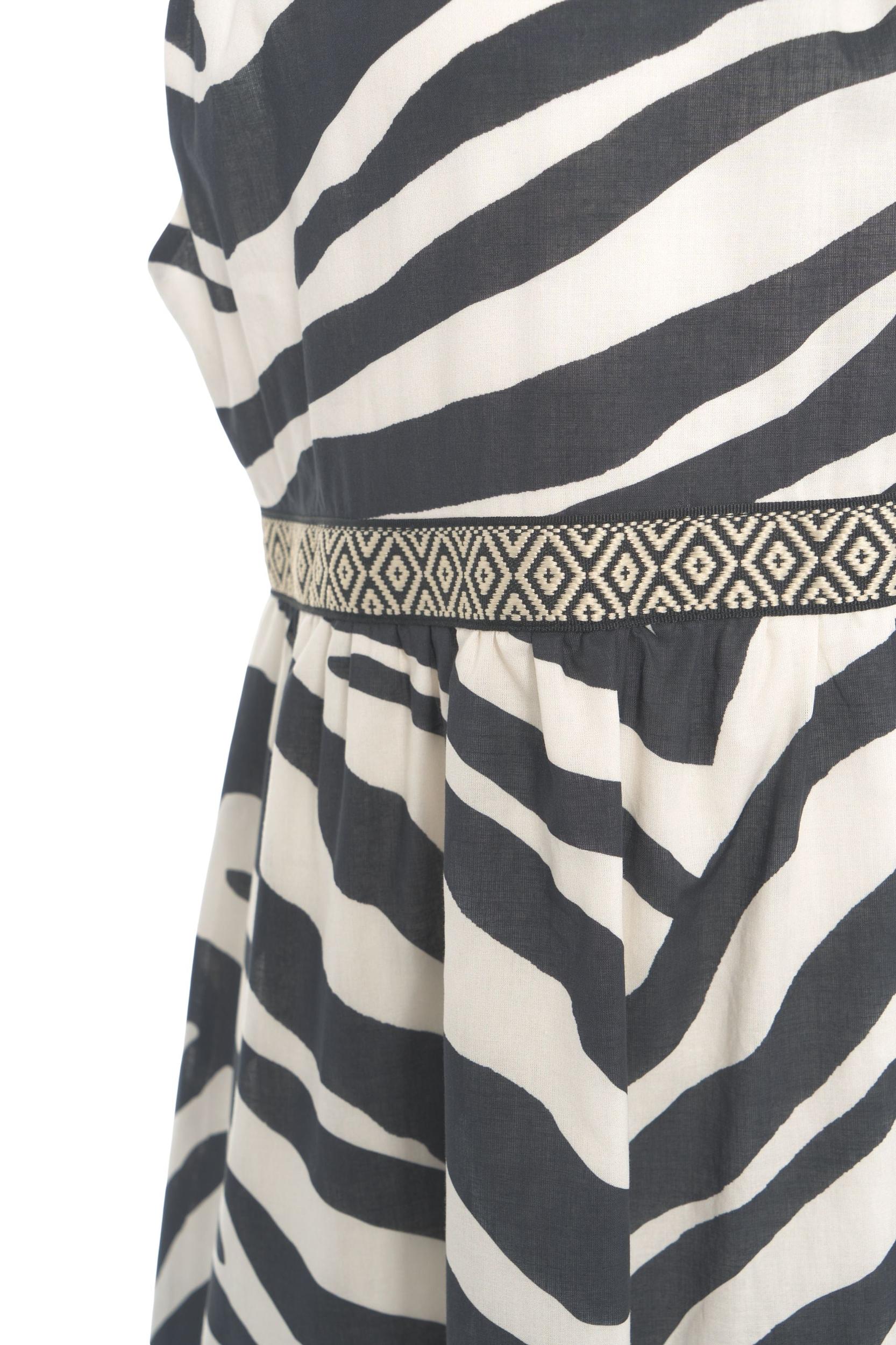 Maxi dress with animal print Product Image