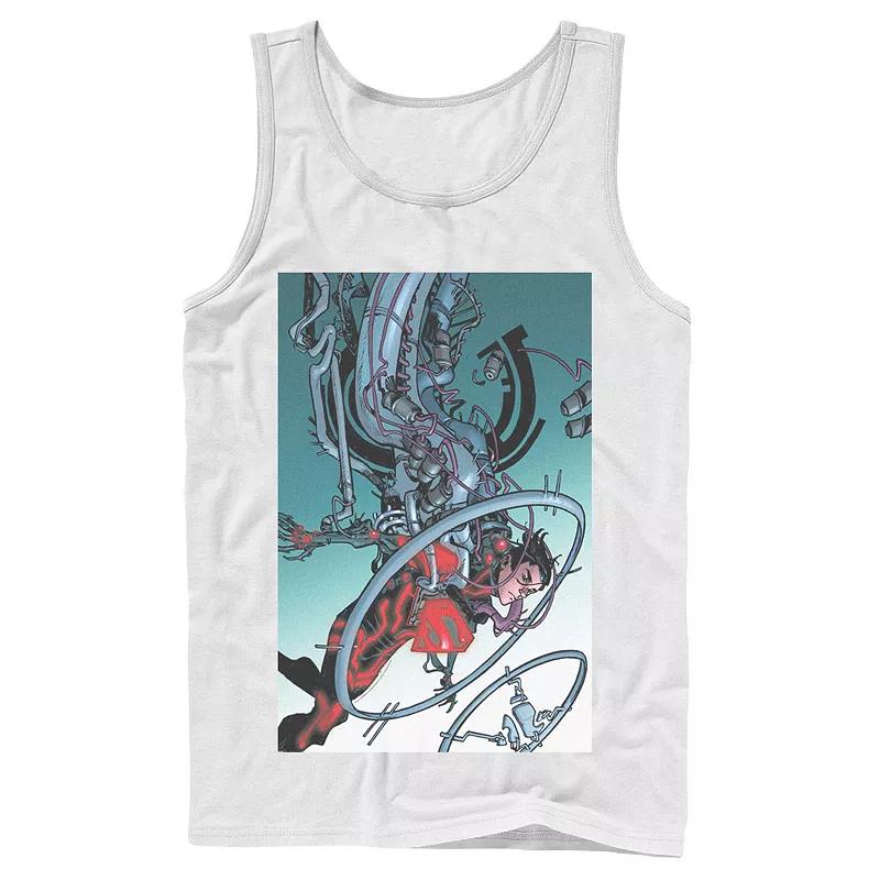 Men's DC Comics Superman Mechanics Comic Poster Tank Top,  Product Image