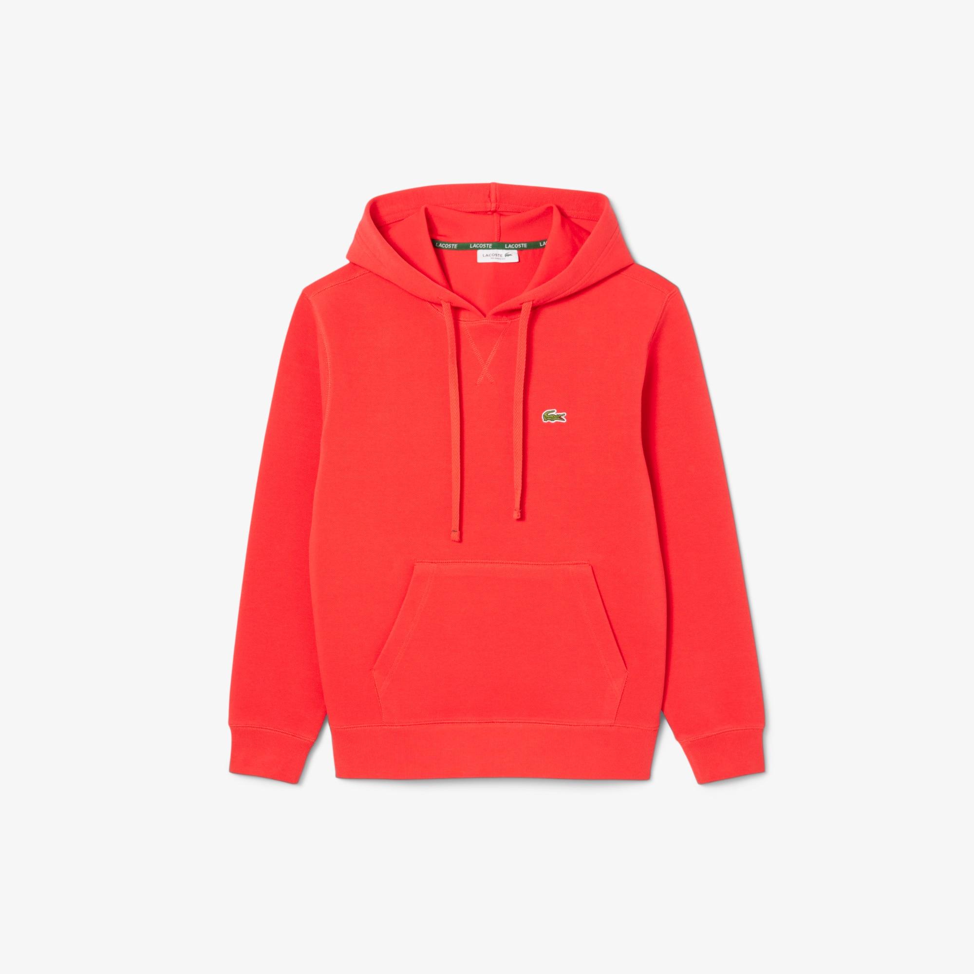 Relaxed Fit Piqué Hoodie Product Image