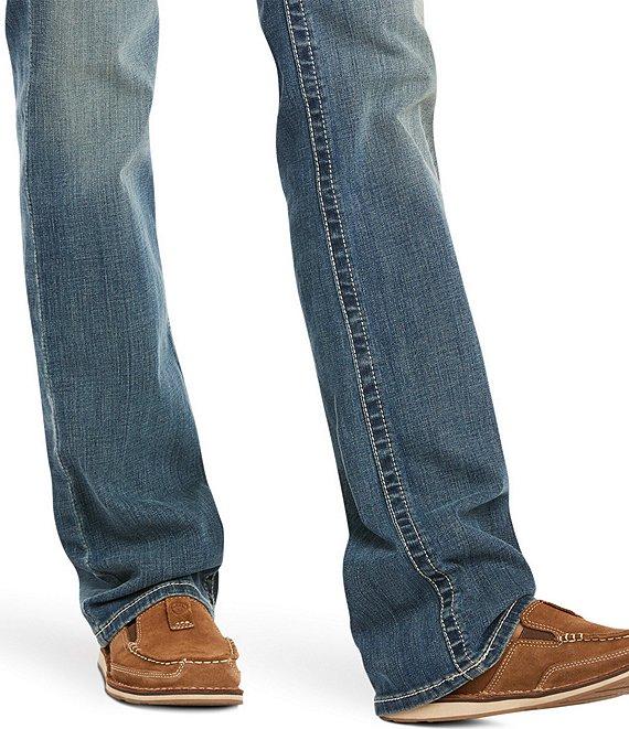 Ariat Stretch Denim Mid Rise Straight Leg Jeans Product Image