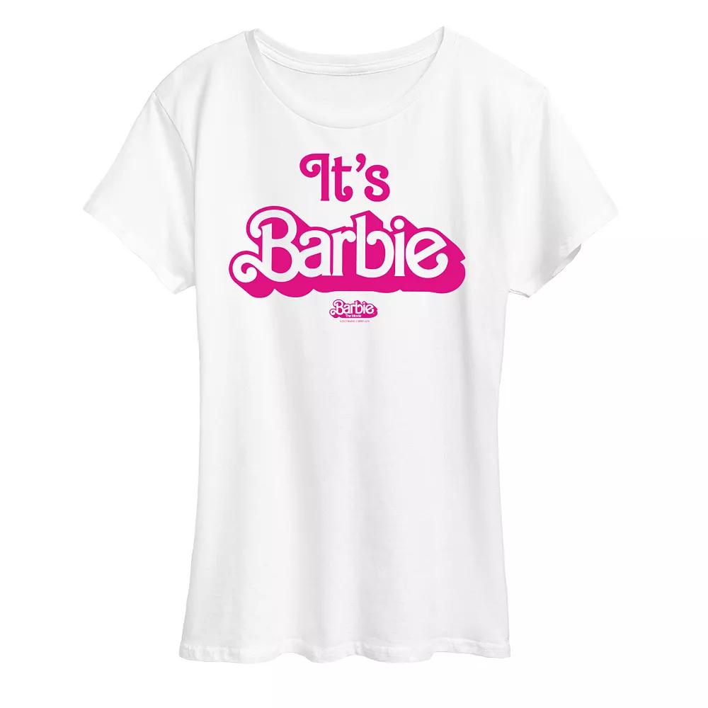 Women's Barbie The Movie It's Barbie Graphic Tee, Girl's,  Product Image