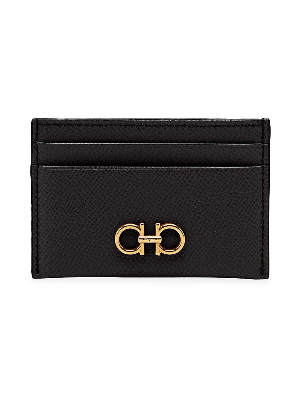 Gancini Leather Card Case Product Image