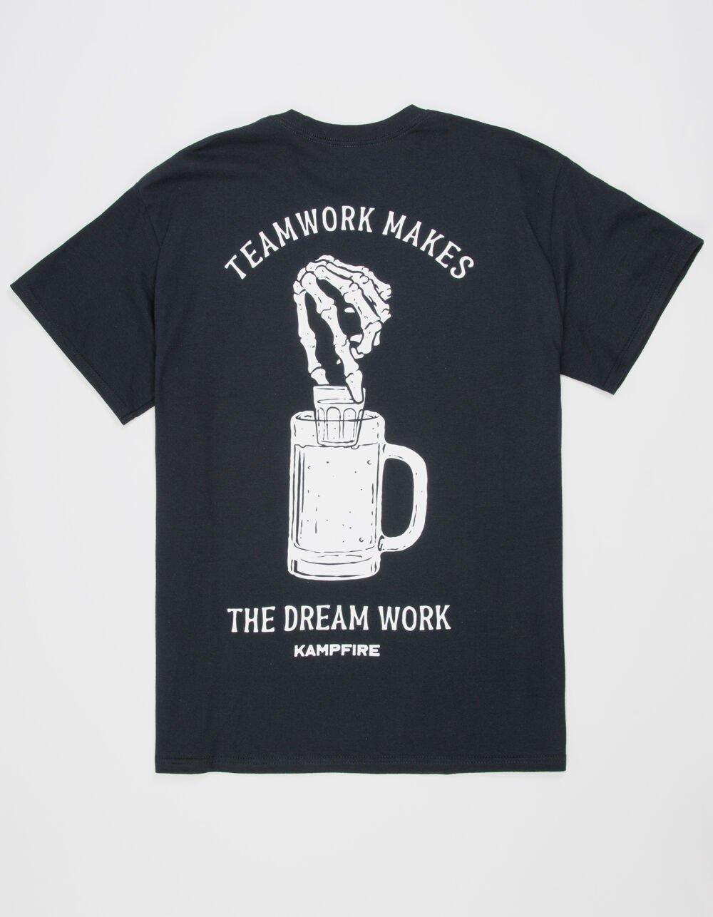 KAMPFIRE Teamwork Mens Tee - BLACK Product Image