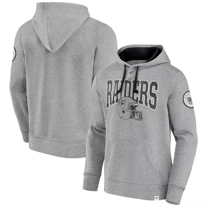 Men's Fanatics Heather Gray Indianapolis Colts Label Maker Pullover Hoodie,  Product Image