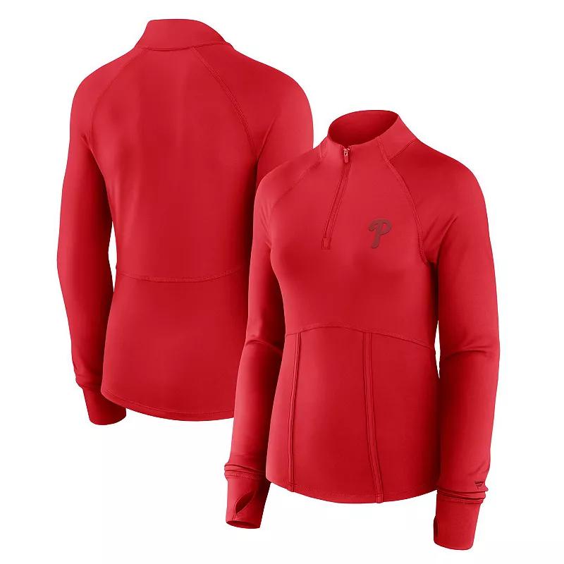 Women's Fanatics Red Kansas City Chiefs Elements Quarter-Zip Jacket,  Product Image