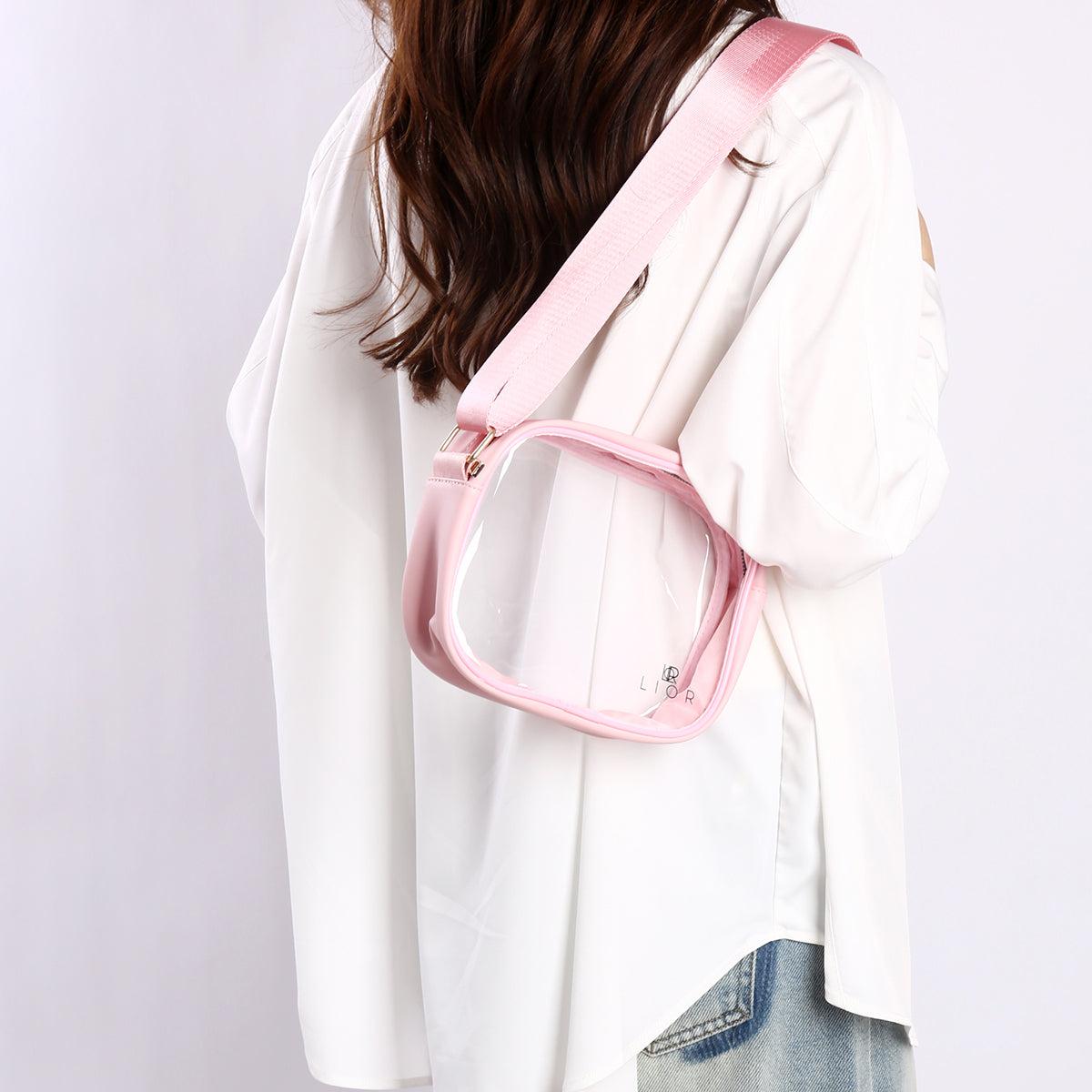 Lior Clear Bag Stadium Approved - Clear Crossbody Purse Bag, with Adjustable Shoulder Strap Product Image