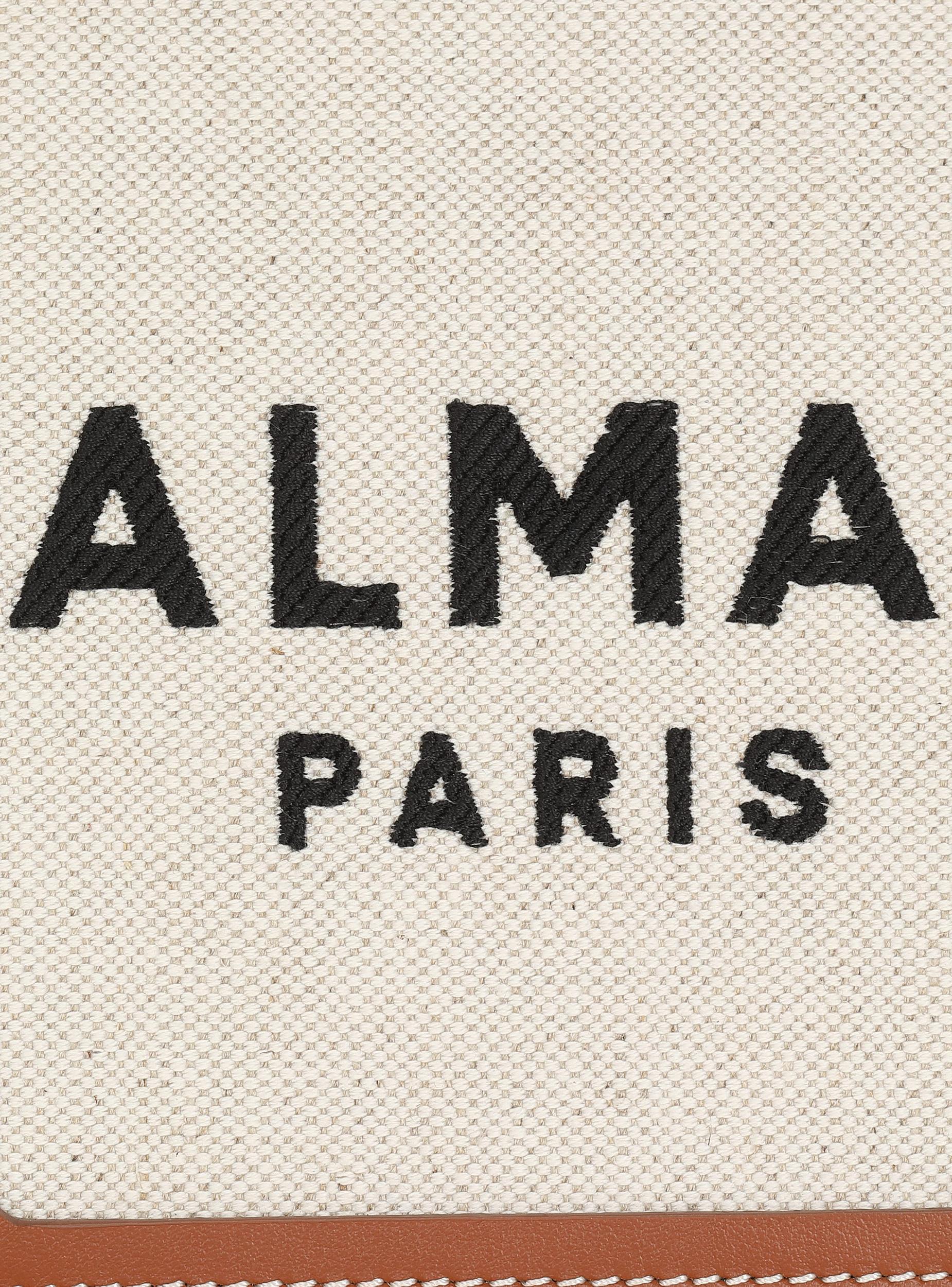 B-Army small tote bag in canvas and leather Product Image