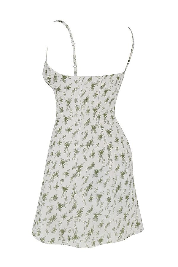Christiana  garden print mini dress Product Image