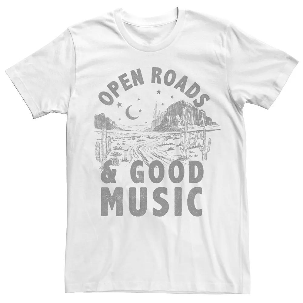 Men's Open Roads Good Music Graphic Tee,  Product Image