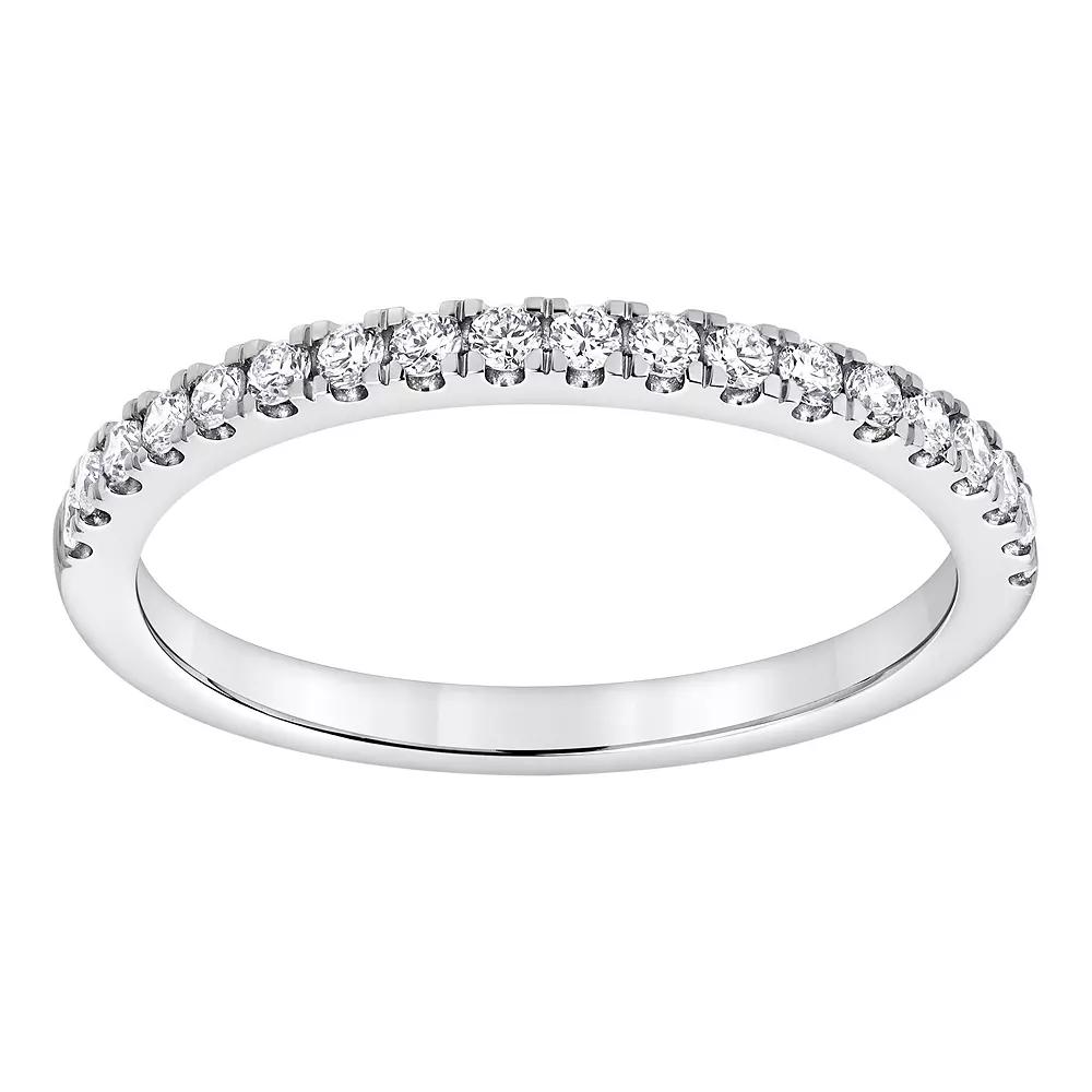Diamond Brilliance 14k White Gold 1/4 Carat T.W. Lab-Grown Diamond Wedding Band, Women's,  Product Image