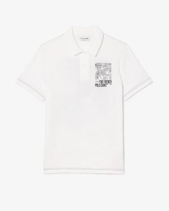 Men's Regular Fit Lacoste Movement Printed Polo Product Image