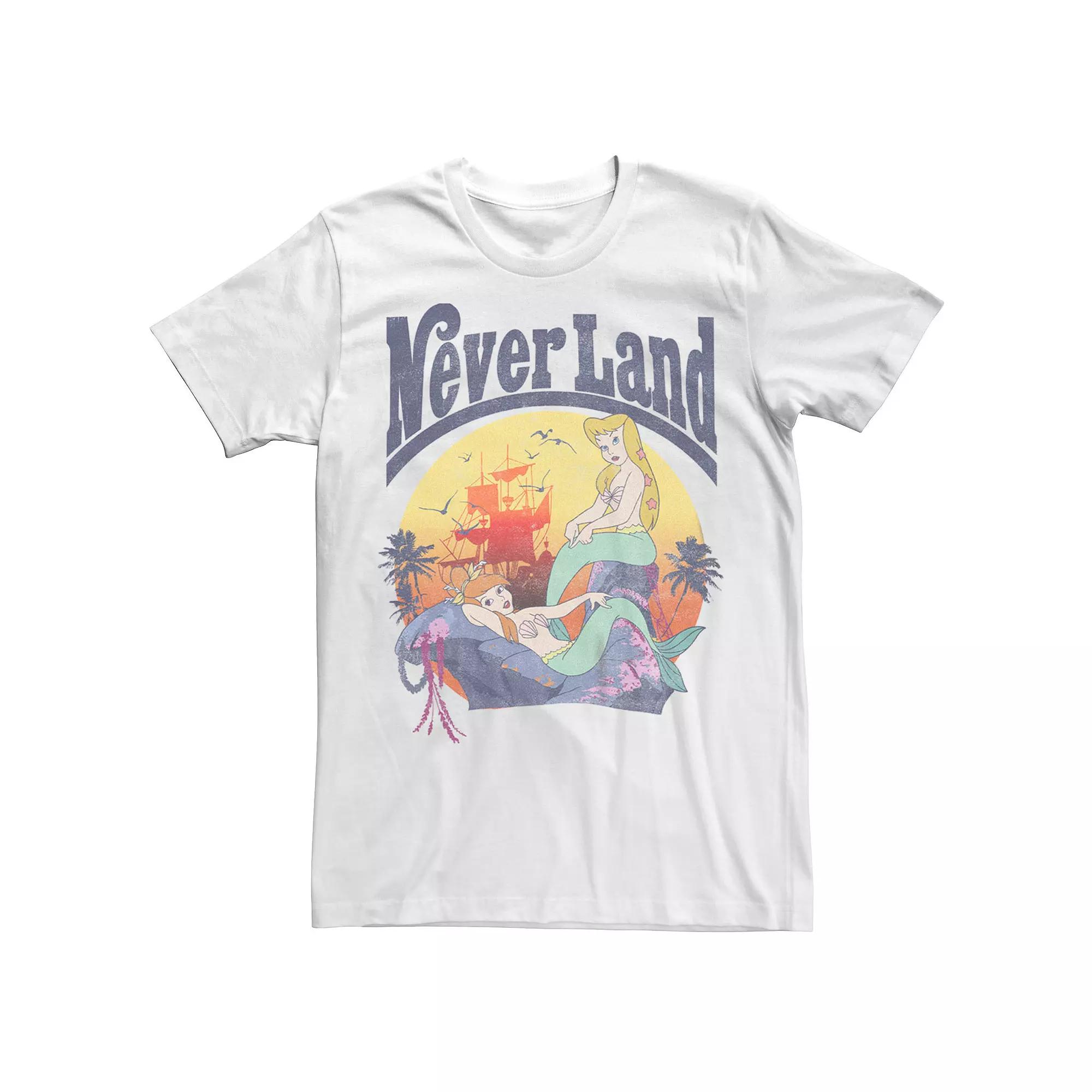 Disney's Peter Pan Men's Never Land Mermaids Tee,  Product Image