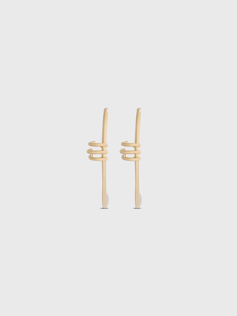 GOLD MONO EARRING Product Image