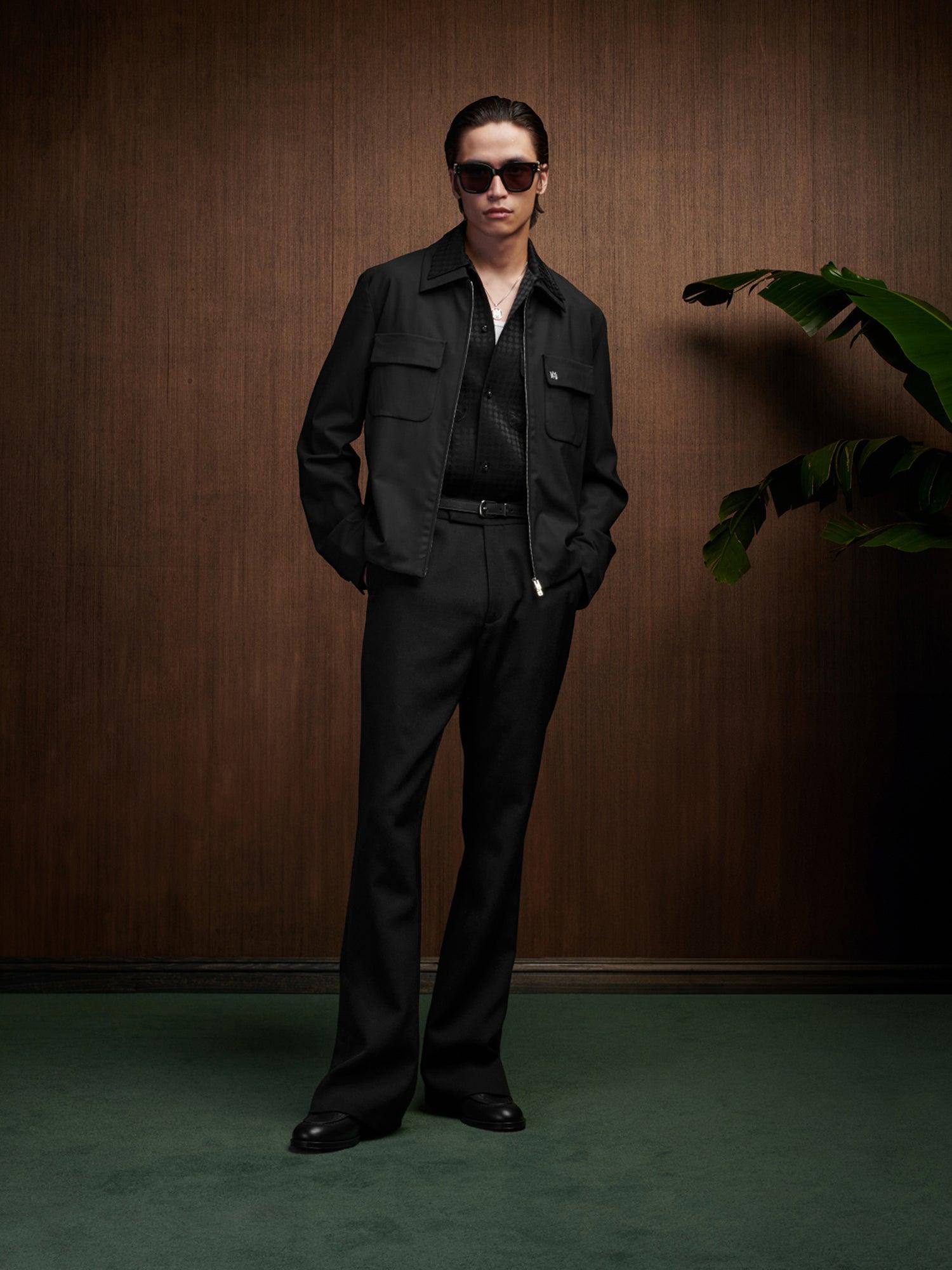 EVENING BLOUSON - Black Male Product Image