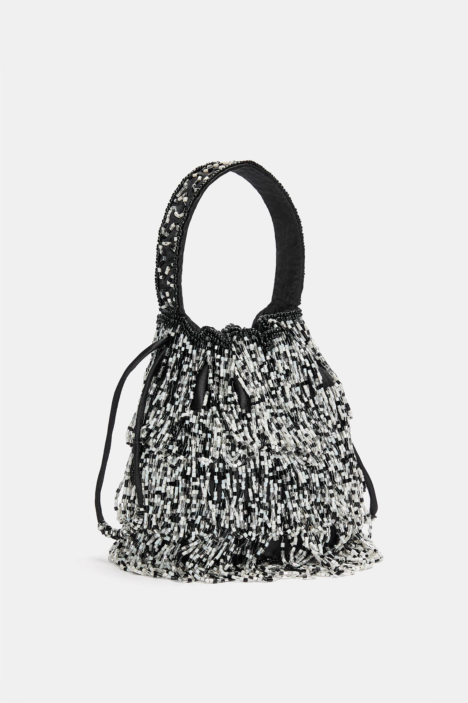 Bucket bag with beads Product Image