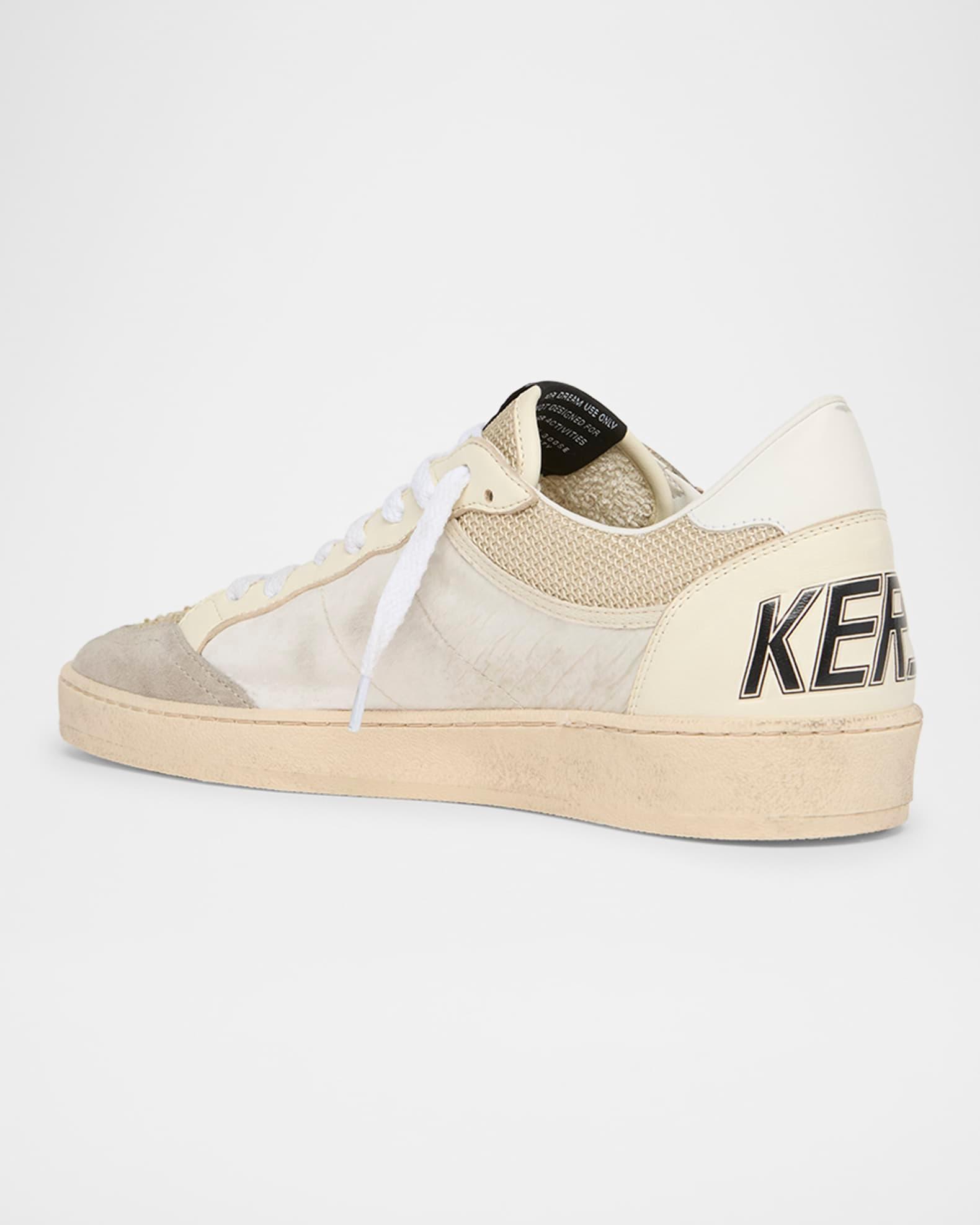 Men's Ballstar Mesh and Leather Low-Top Sneakers Product Image