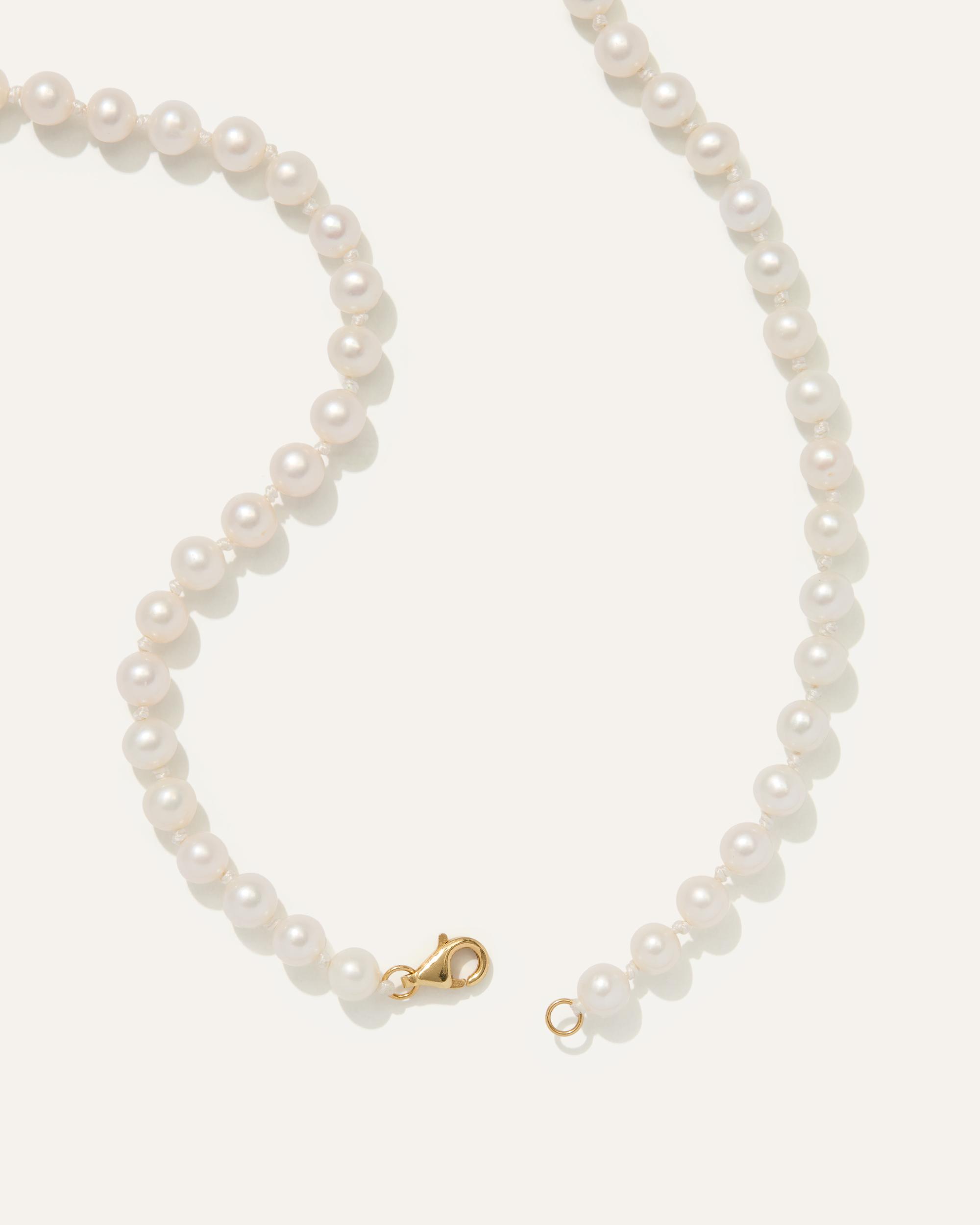 Quince | Women's 14K Gold Freshwater Cultured Pearl Strand Necklace Product Image