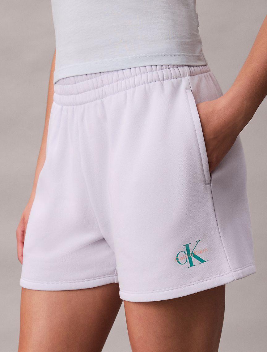 Monogram Logo Fleece Shorts Product Image