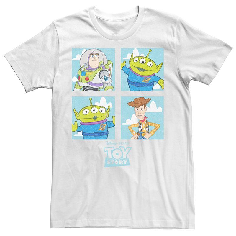 Men's Disney / Pixar's Toy Story Buzz Alien Woody Group Shot Tee,  Product Image