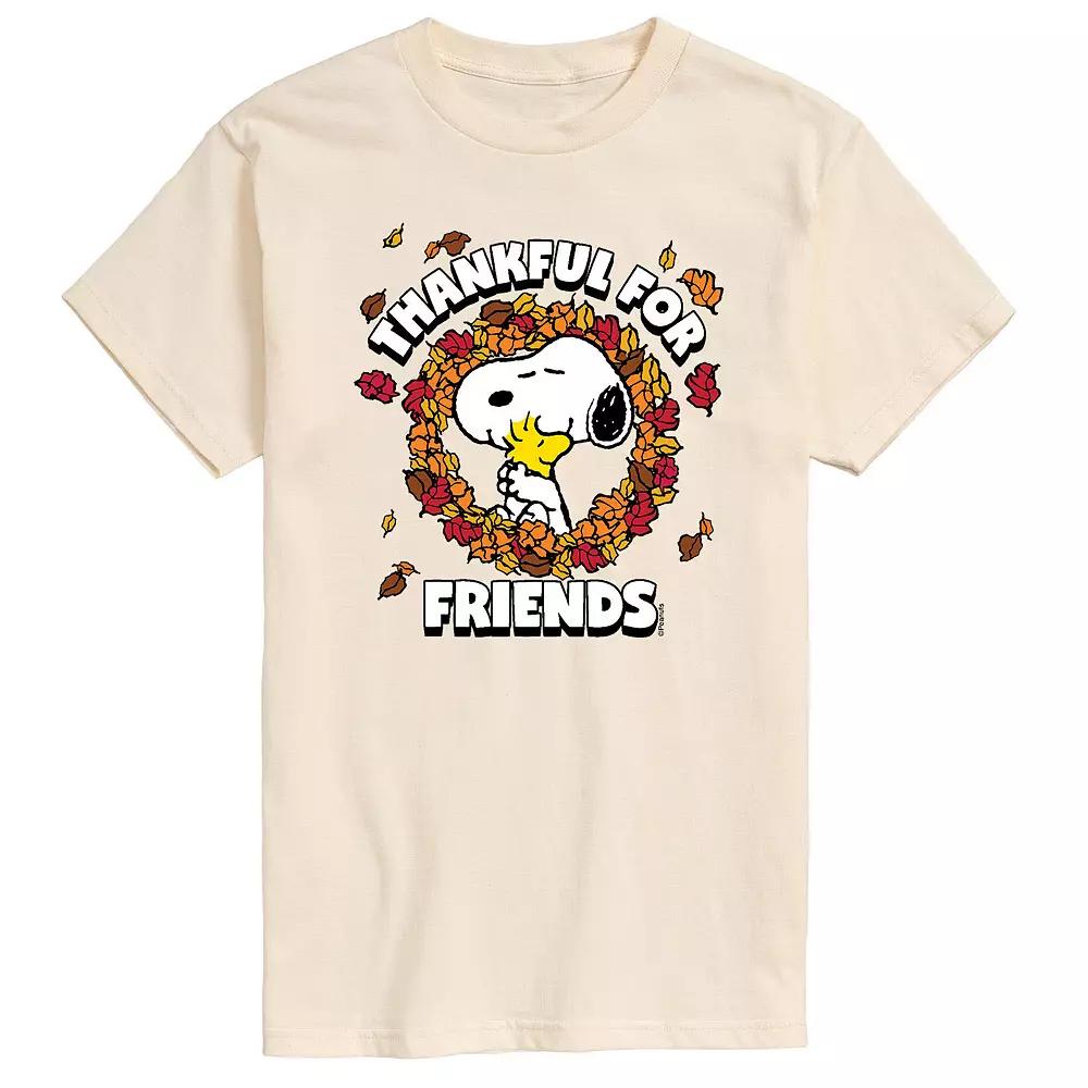 Men's Peanuts Thankful For Friends Tee,  Product Image