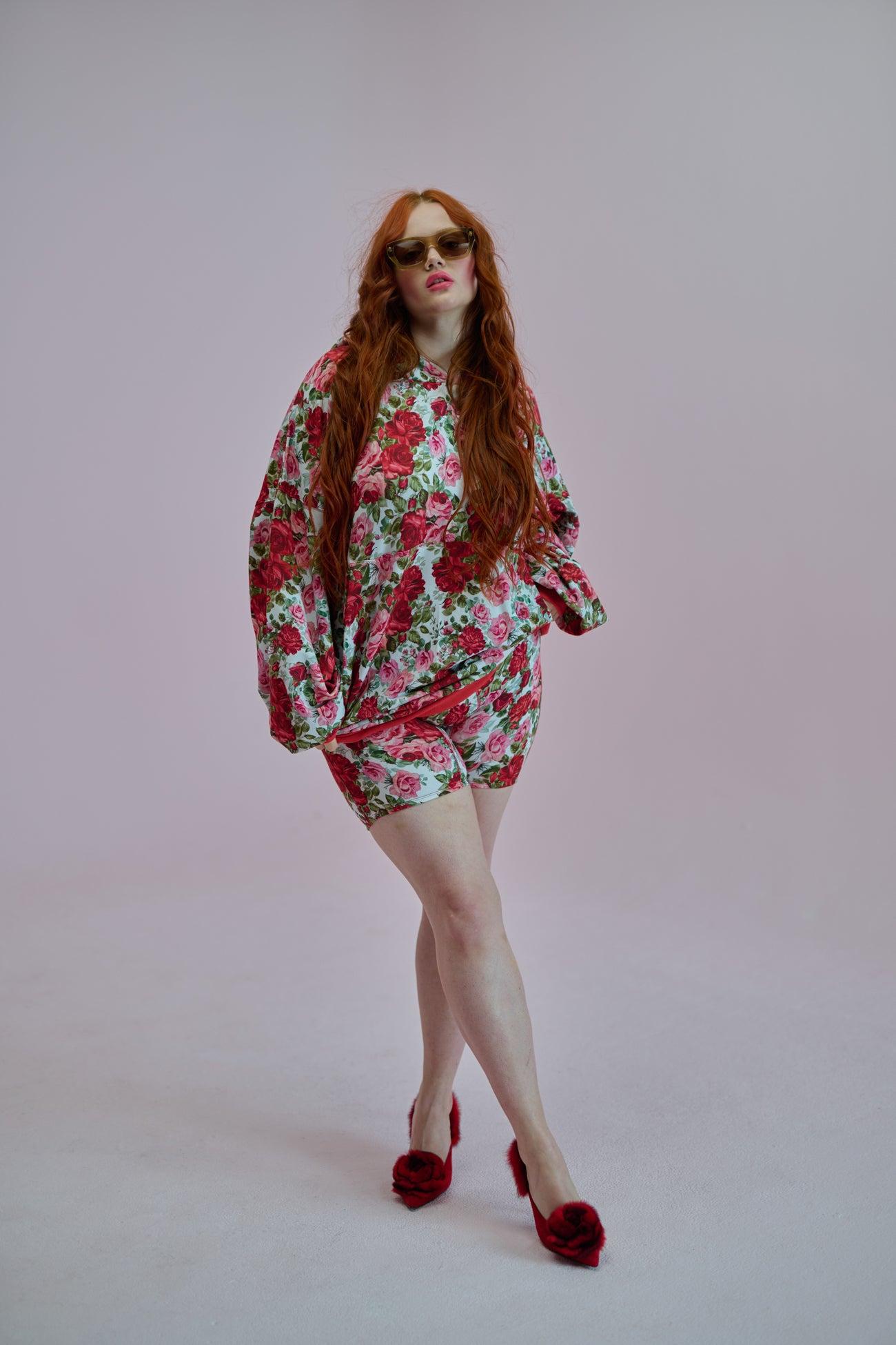 Roses Are Red Pillow Short Set Product Image