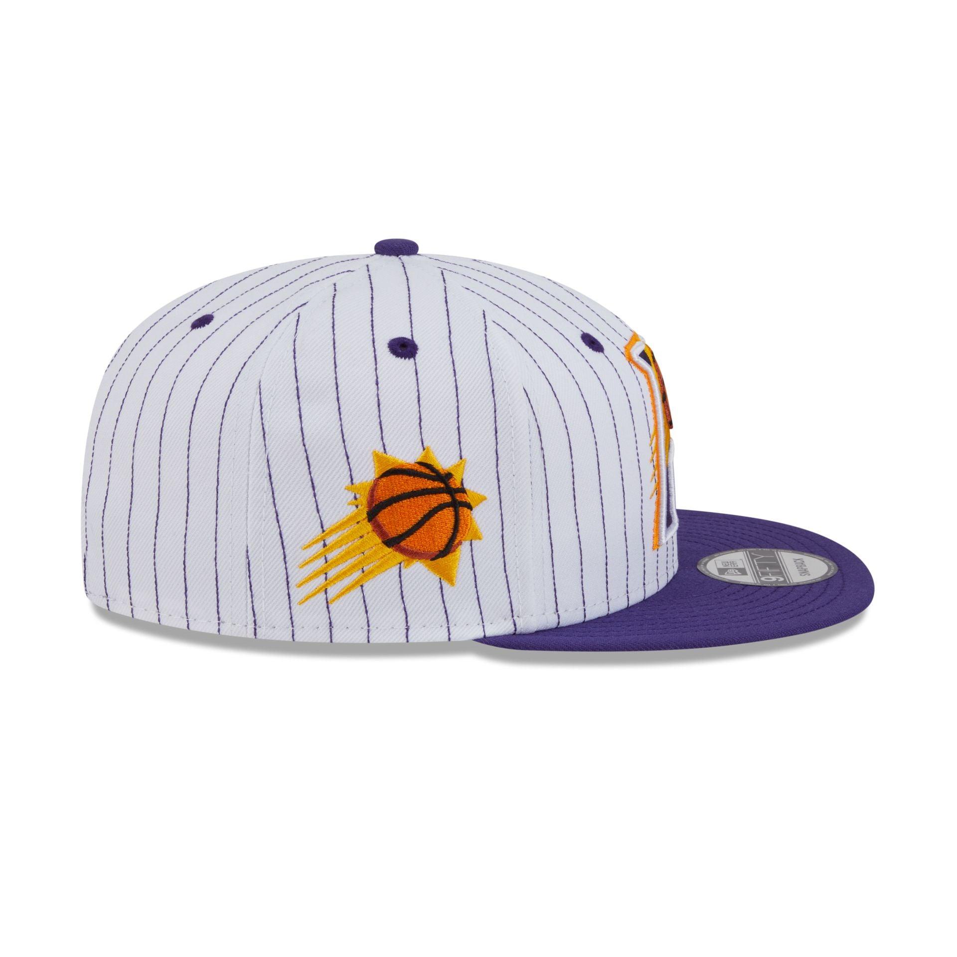 Phoenix Suns Deceptor Pinstripe 9FIFTY Snapback Hat Male Product Image