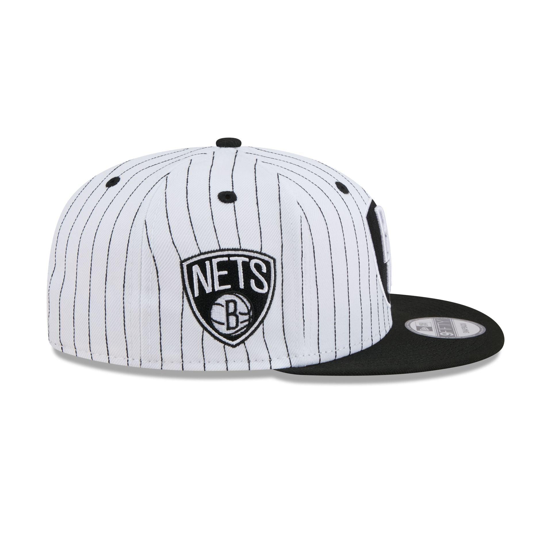 Brooklyn Nets Deceptor Pinstripe 9FIFTY Snapback Hat Male Product Image