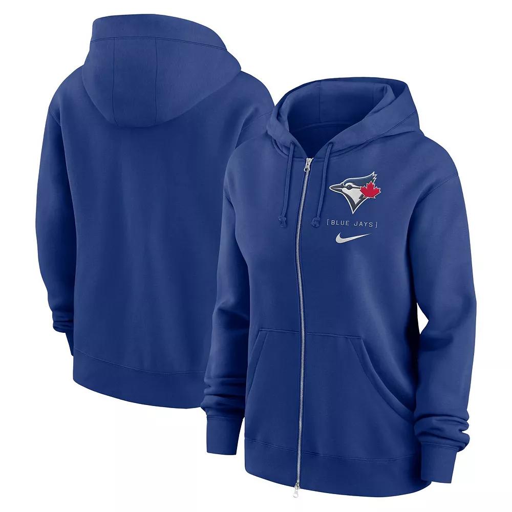 Women's Nike Royal Toronto Blue Jays Legacy Icon Full-Zip Hoodie, Size: XS, Jay Blue Product Image
