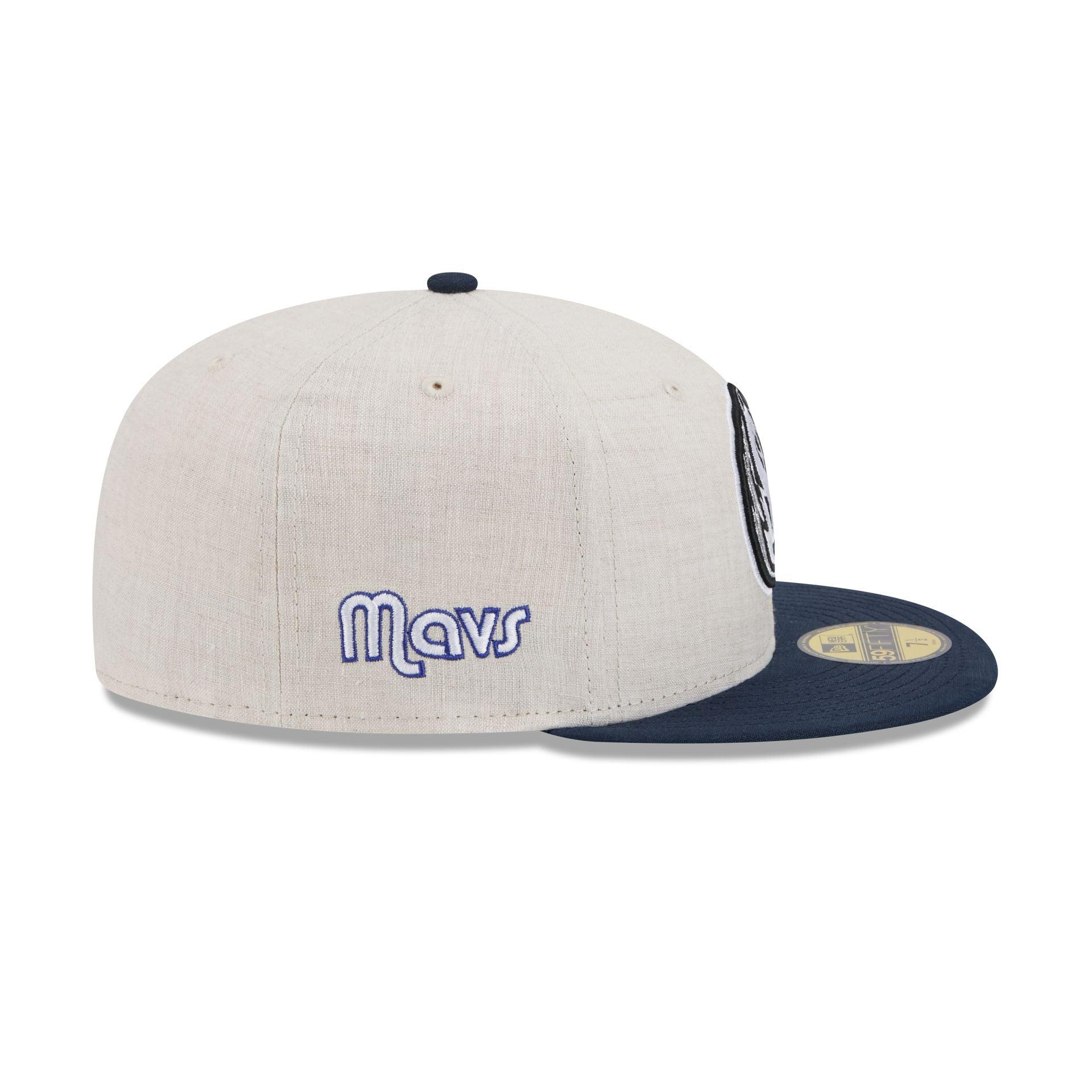 Dallas Mavericks Linen 59FIFTY Fitted Hat Male Product Image