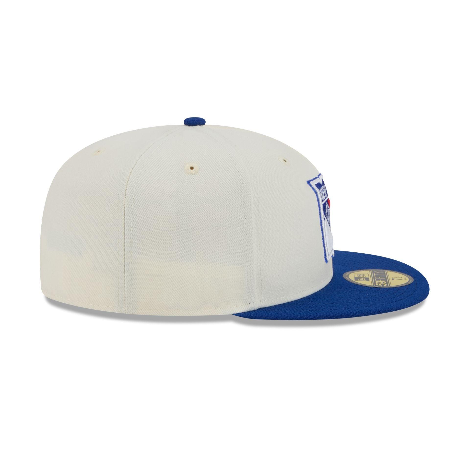 New York Rangers Chrome White 59FIFTY Fitted Hat Male Product Image