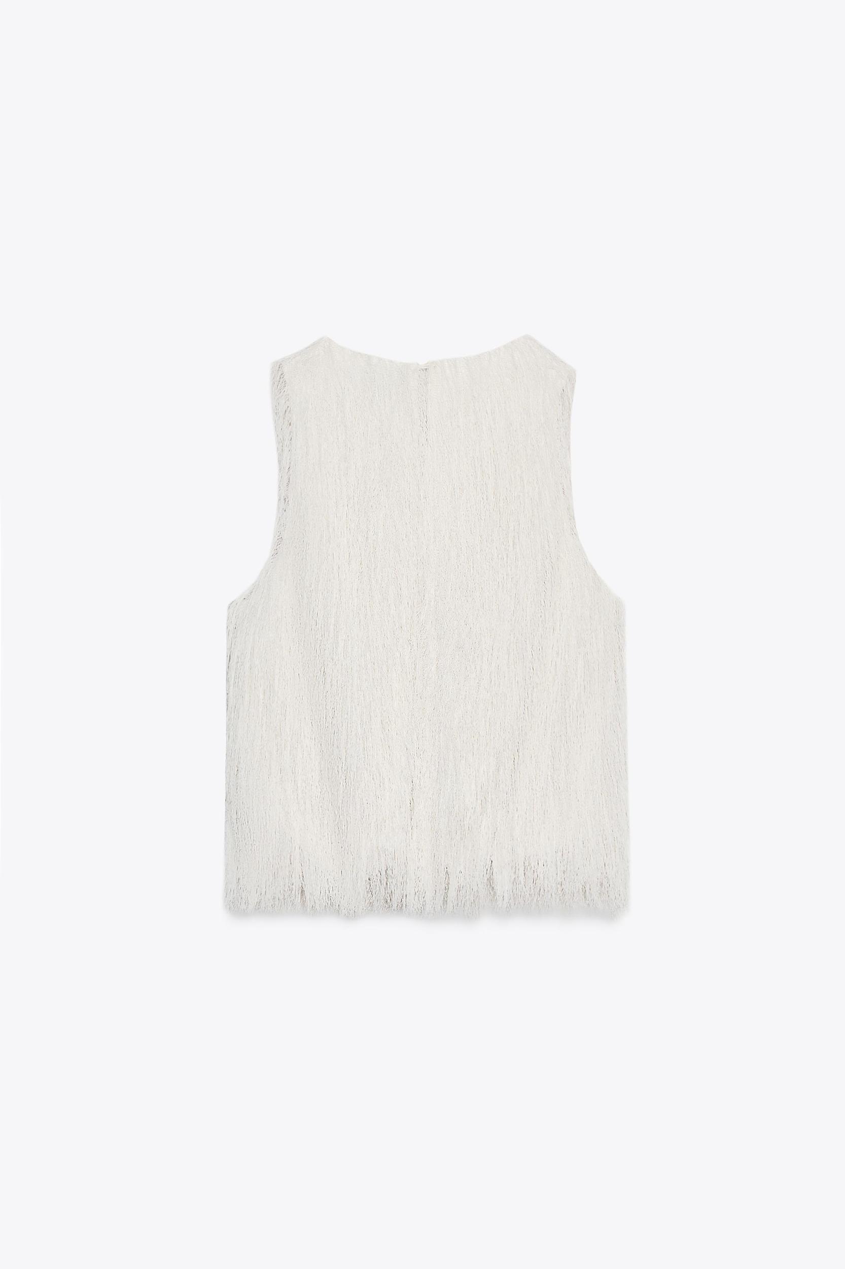 FRINGED CROP TOP Product Image