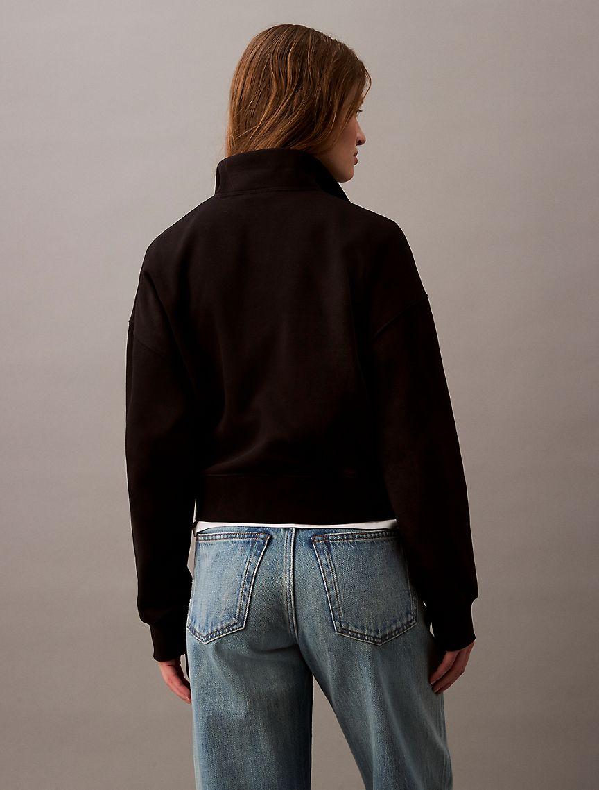 Archive Logo Fleece Quarter Zip Sweatshirt Product Image