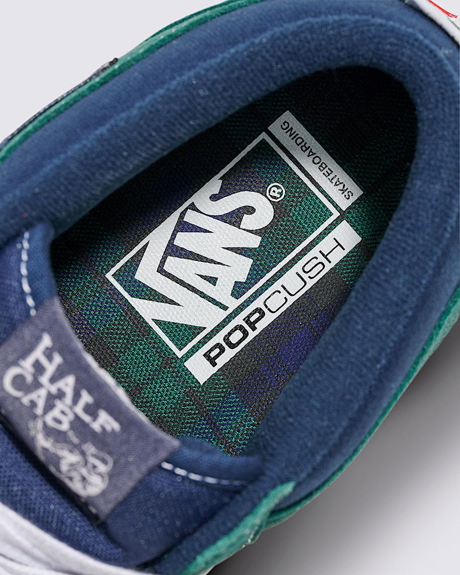 Skate Half Cab Shoe in Blue / Green| Vans US Product Image