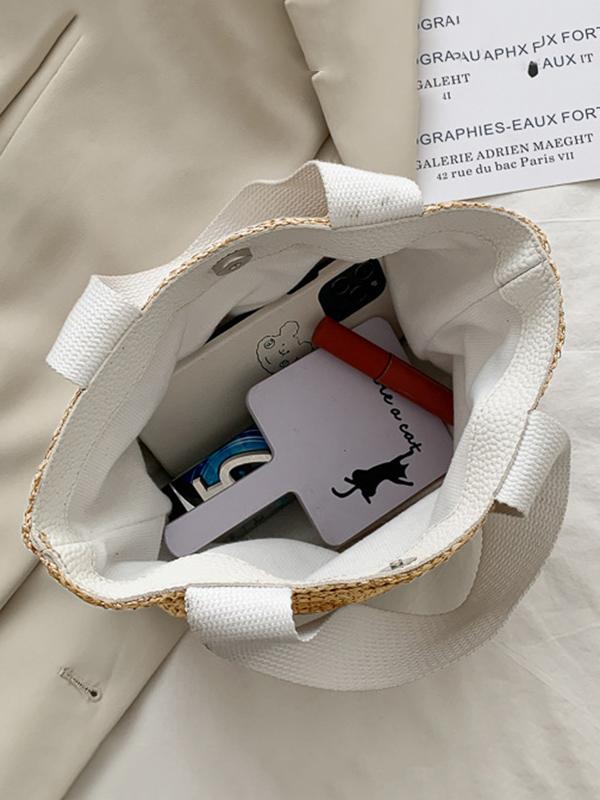 Simple Casual Vacation Weave Bag Product Image