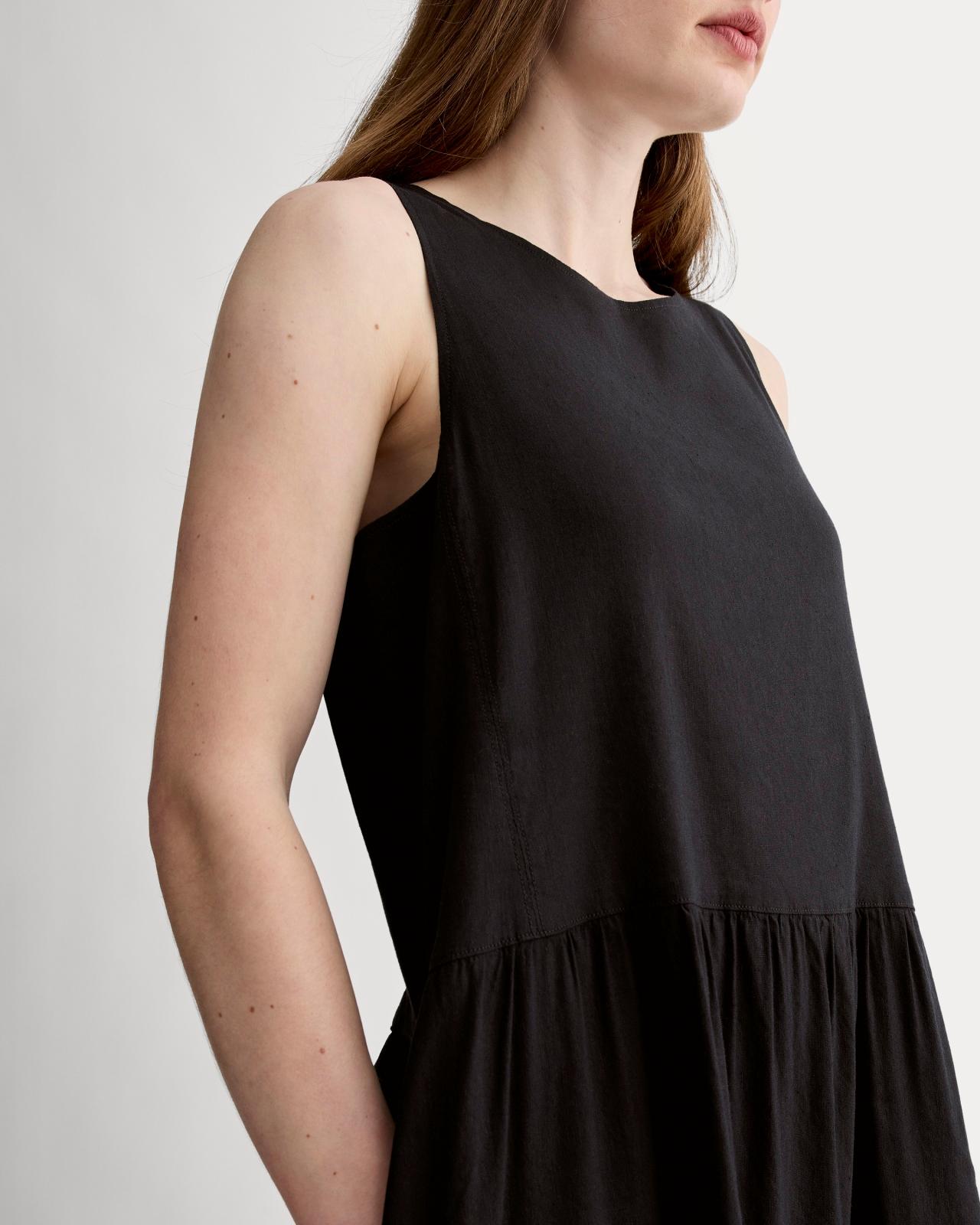 Womens Tiered Dress in Stretch Linen by Everlane Product Image