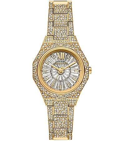 Michael Kors Womens Raquel Three-Hand Stainless Steel Bracelet Watch Product Image