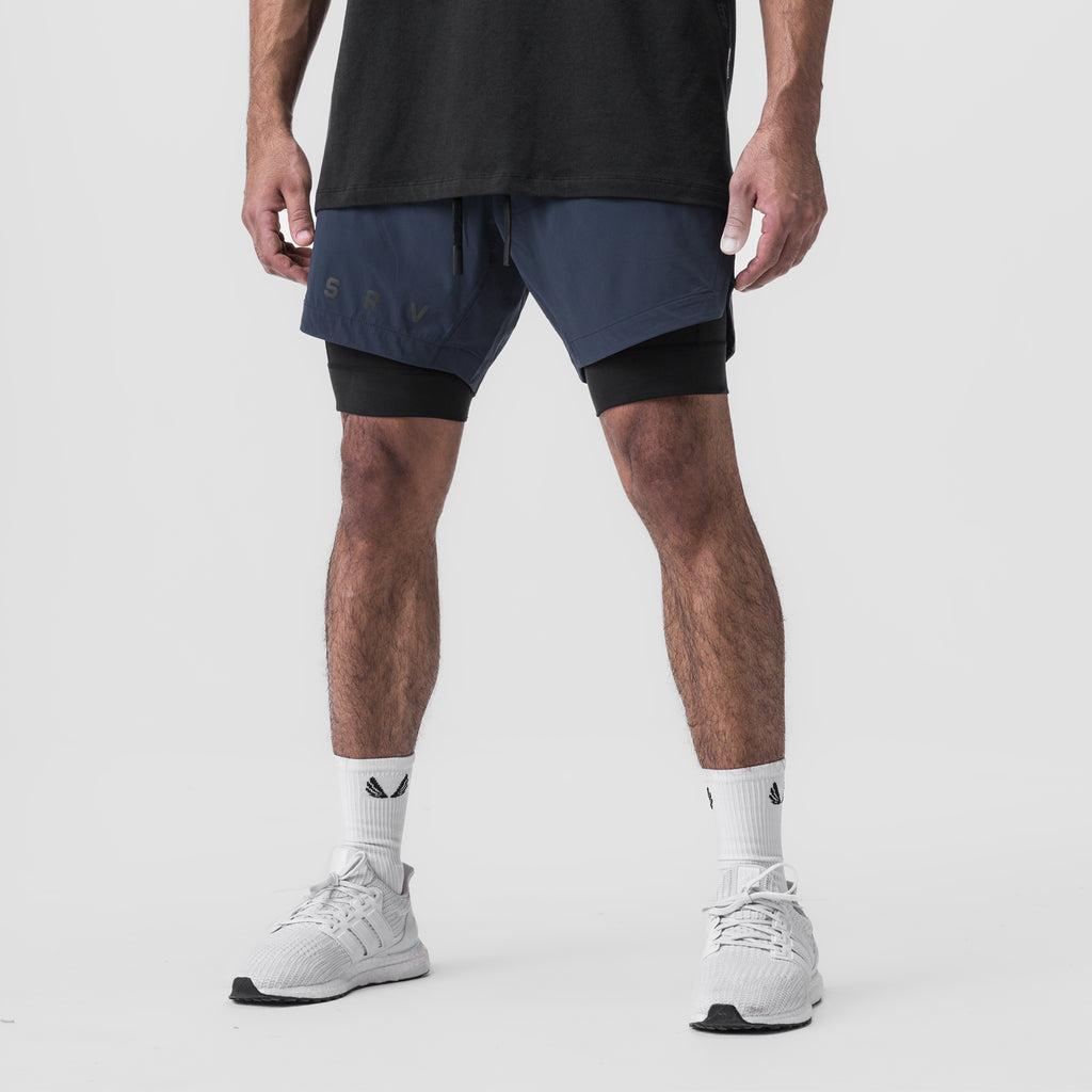 0866. Tetra-Lite® 7" Liner Short - Deep Taupe "ASRV"/Black Product Image